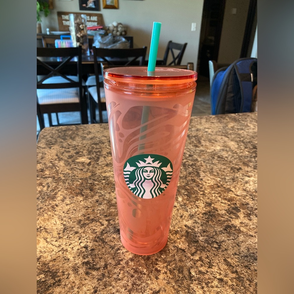 Starbucks Pink Zebra Cup - GUC